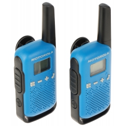 ZESTAW 2 RADIOTELEFONÓW PMR MOTOROLA-T42/BLUE 446.1&nbsp;MHz ... 446.2&nbsp;MHz