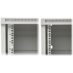 Szafa posiada możliwość montażu w standardach: Rack 10", ETSI rack