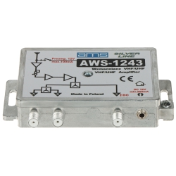 WZMACNIACZ ANTENOWY AWS-1243 VHF / UHF AMS
